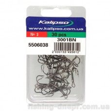 Крючок Kalipso тройник 3001BN №4(30шт)