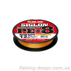 Шнур Sunline Siglon PE х8 150m (оранж.) #0.4/0.108mm6lb/2.9kg