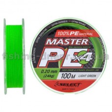 Шнур Select Master PE 100m (салат.) 0.20мм 24кг