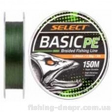 Шнур Select Basic PE 150m (темн-зел.) 0.20mm28lb/12.7kg