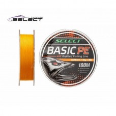 Шнур Select Basic PE 100m (помаранч.) 0.16mm18lb/8.3kg