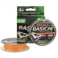Шнур Select Basic PE 150m (помаранч.) 0.08mm 8lb/4kg