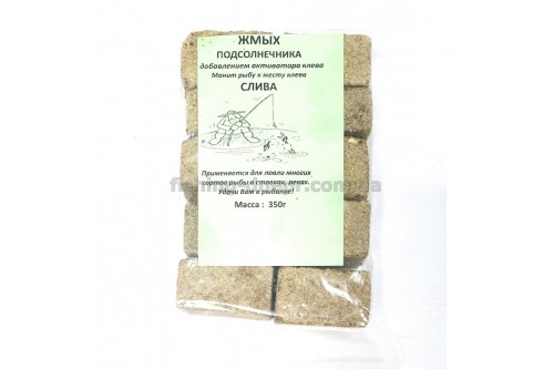 Жмых подсолнечника СЛИВА (350гр. 10шт)