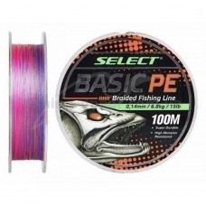  Шнур Select Basic PE 150m (разноцв.) 0.06mm 6lb/3kg