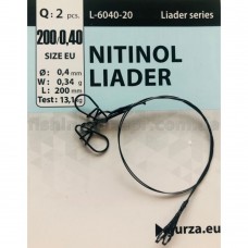 Повідець NITINOL LEADER 200 мм / 0,40O (уп.10шт) L-6040-20
