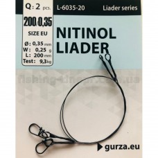 Повідець NITINOL LEADER 200 мм / 0,35O (уп.10шт) L-6035-20