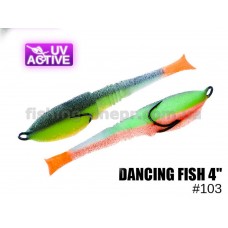  Поролоновая рыбка 103 Dancing Fish 4"  (уп.5шт)