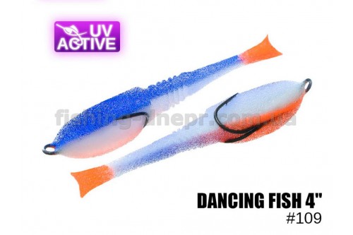  Поролоновая рыбка 109 Dancing Fish 4"  (уп.5шт)