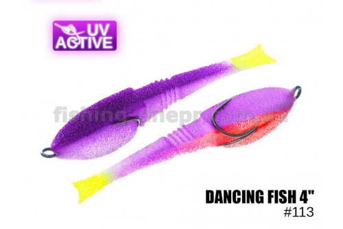  Поролоновая рыбка 113 Dancing Fish 4"  (уп.5шт)