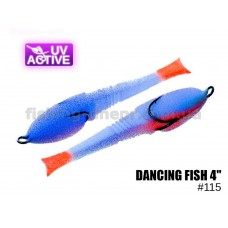  Поролоновая рыбка 115 Dancing Fish 4"  (уп.5шт)