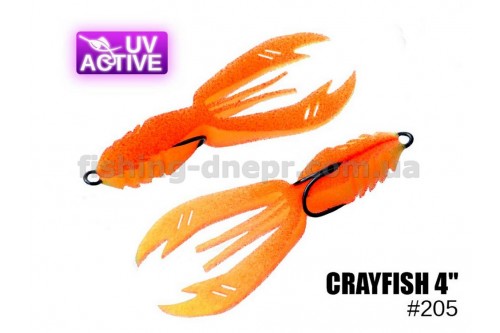  Поролоновая рыбка 205 Crayfish 4"  (уп.2шт)
