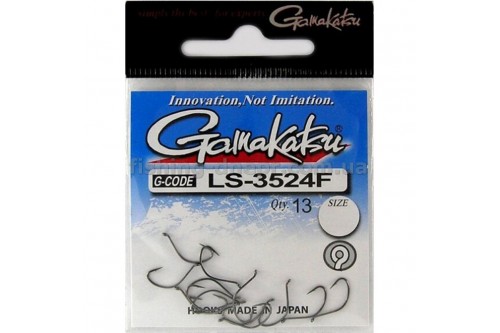  Крючок GAMAKATSU LS-3524F RING EYE № 06 13шт
