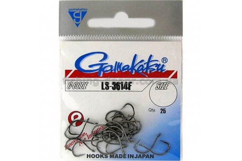  Крючок GAMAKATSU LS-3614F №4 N/L,25шт