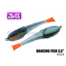  Поролоновая рыбка 314 Dancing Fish 3.5"  (уп.5шт)