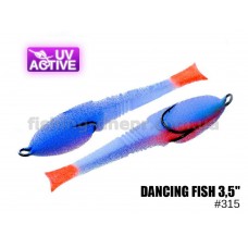  Поролоновая рыбка 315 Dancing Fish 3.5"  (уп.5шт)