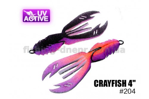  Поролоновая рыбка 204 Crayfish 4"  (уп.2шт)