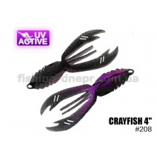  Поролоновая рыбка 208 Crayfish 4"  (уп.2шт)