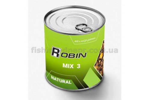 "MIX-3" зерна ROBIN 900ml. ж/б