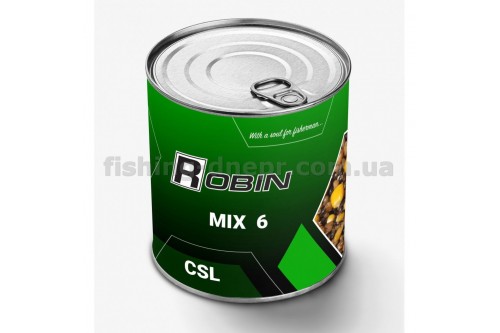"MIX-6" зерна ROBIN 900ml. ж/б CSL