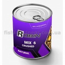 "MIX-6" зерна подрібнені ROBIN 900ml. ж/б