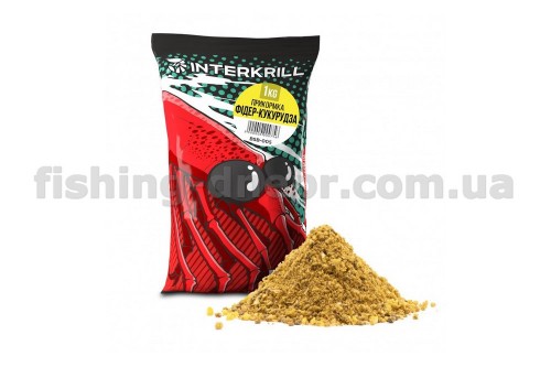 Прикормка INTERKRILL CLASSIC BAITS ФІДЕР-КУКУРУДЗА 1кг (уп.15шт)