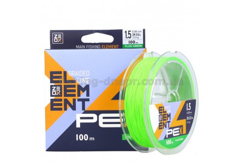 Шнур Zeox Element PE X4 100м FG #0.6 NEW 2021