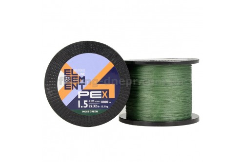 Шнур Zeox Element PE X4 1000м MG #3.0 NEW 2021