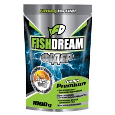 Прикормка FishDream Premium ФІДЕР МІГДАЛЬ-АРАХІС 1кг